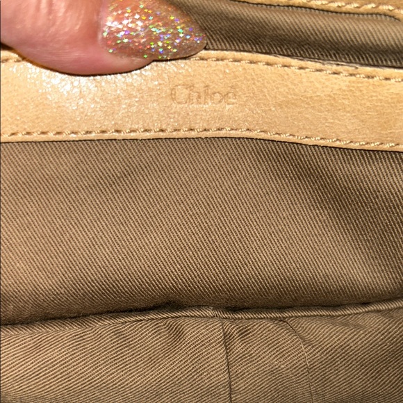 Chloe Metallic Gold Satchel Bag - Picture 12 of 16